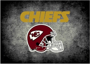 Imperial NFL Kansas City Chiefs Distressed Rug